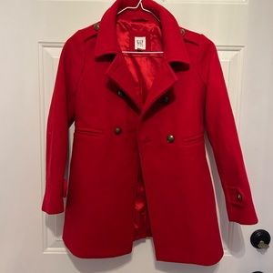 Gap Red Wool girls coat